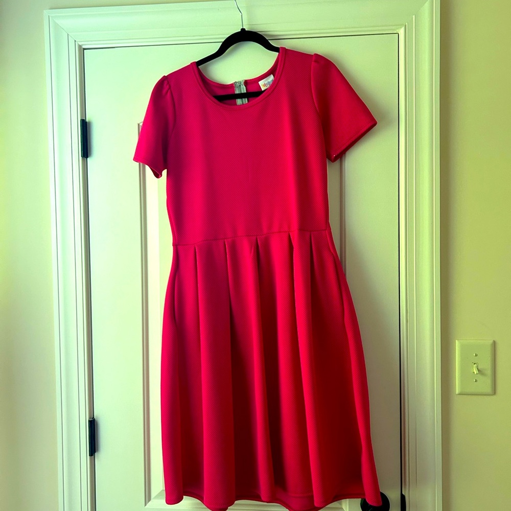 Hot Pink LuLaRoe Amelia